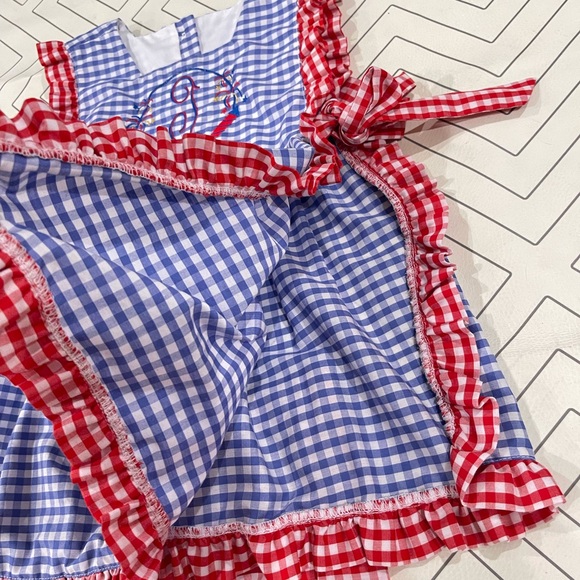 The Bubble Bee Gingham Fourth of July Two Piece Outfit - T - Picture 10 of 16